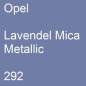 Preview: Opel, Lavendel Mica Metallic, 292.